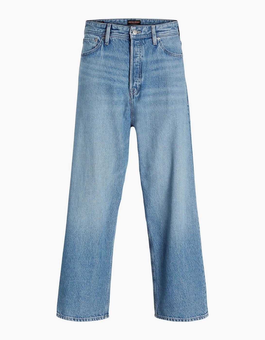 Wide Leg Mid Rise Jeans