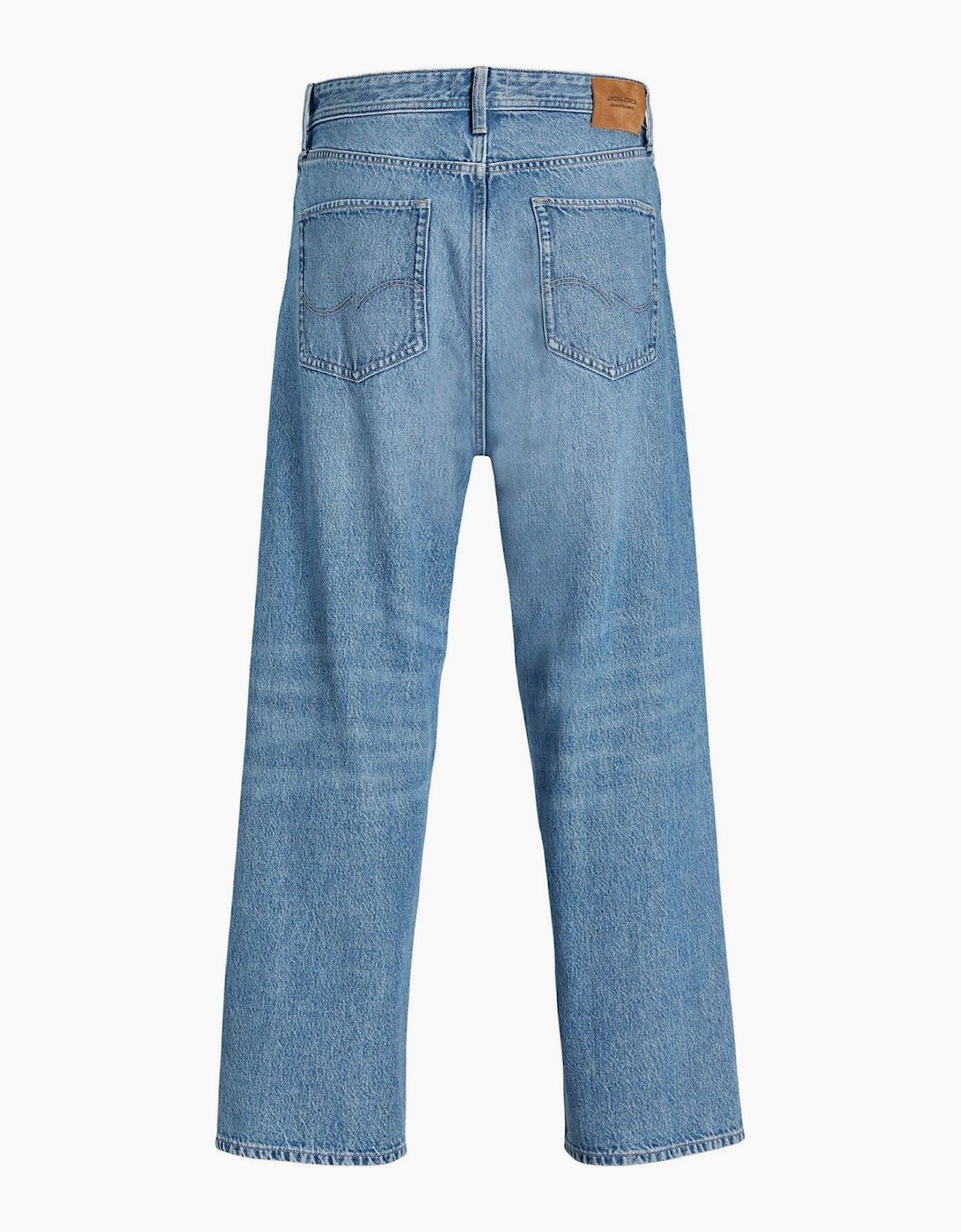 Wide Leg Mid Rise Jeans
