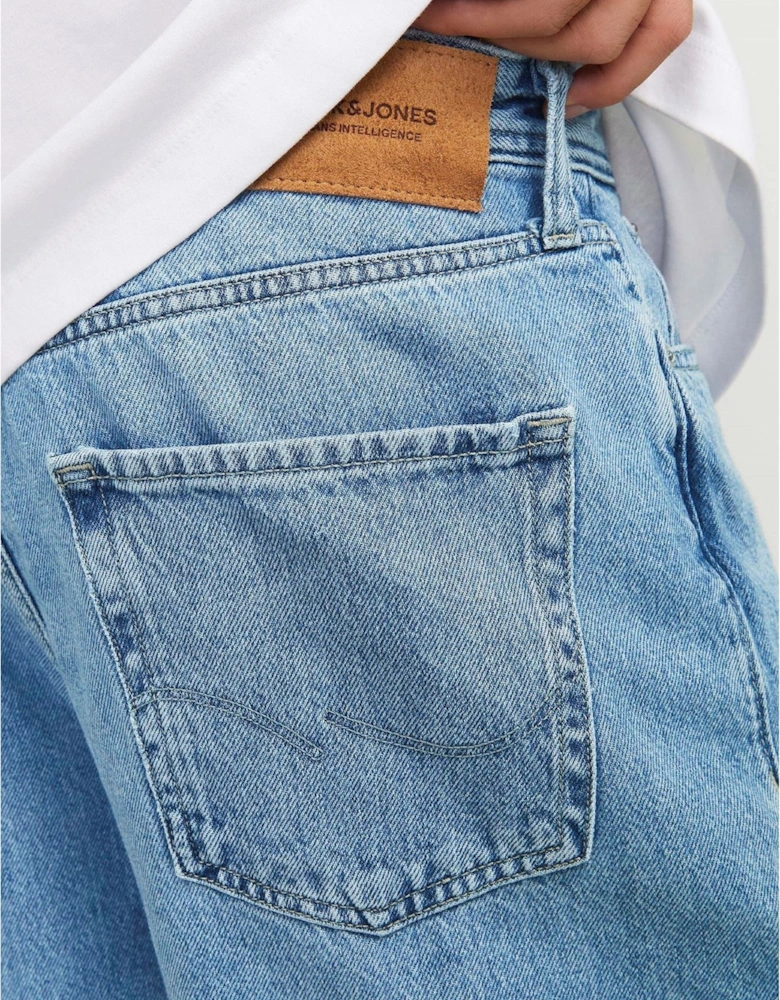 Wide Leg Mid Rise Jeans