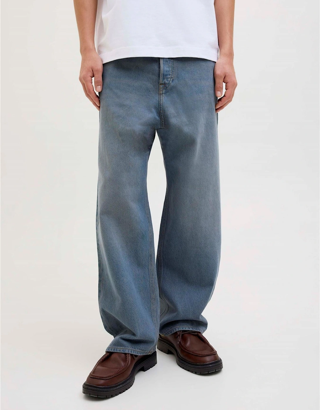 Wide Leg High Rise Jeans