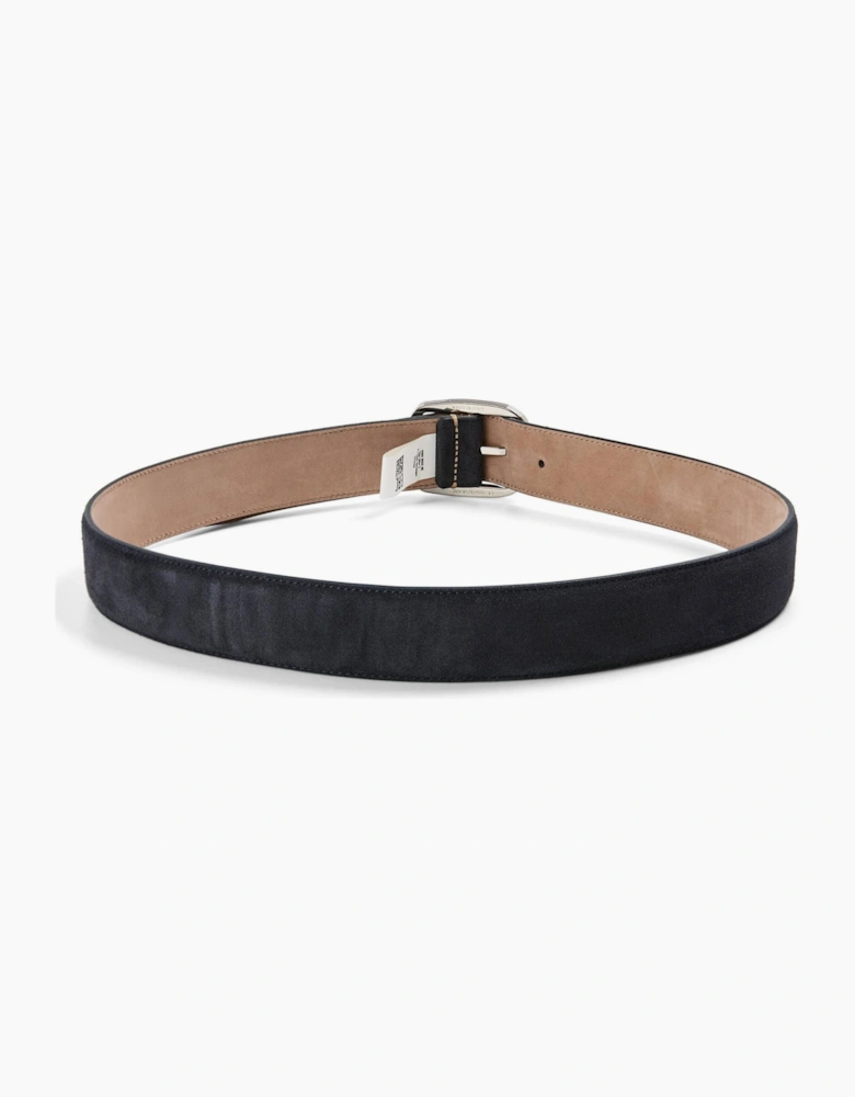 Leather Belt with Pin Buckle