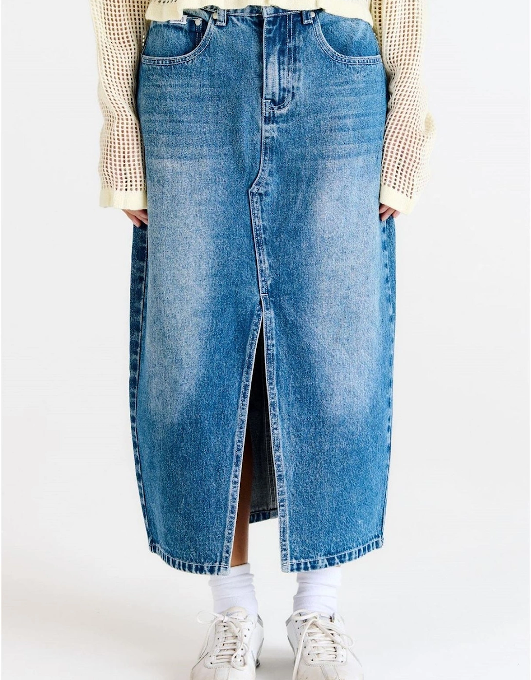 Ragged Priest Midi 5 Pocket Skirt