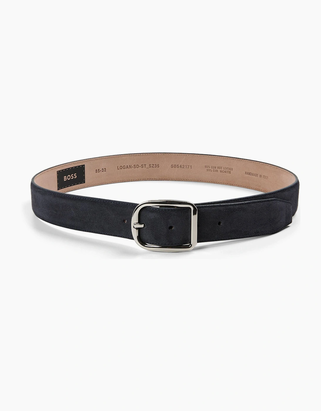 Leather Belt with Pin Buckle