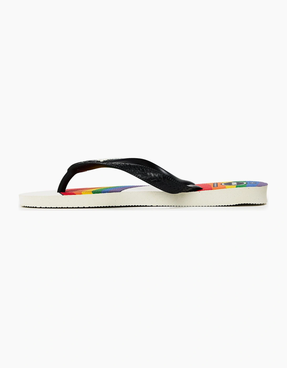 Womens Top Pride White Black 35 36 Flip Flops