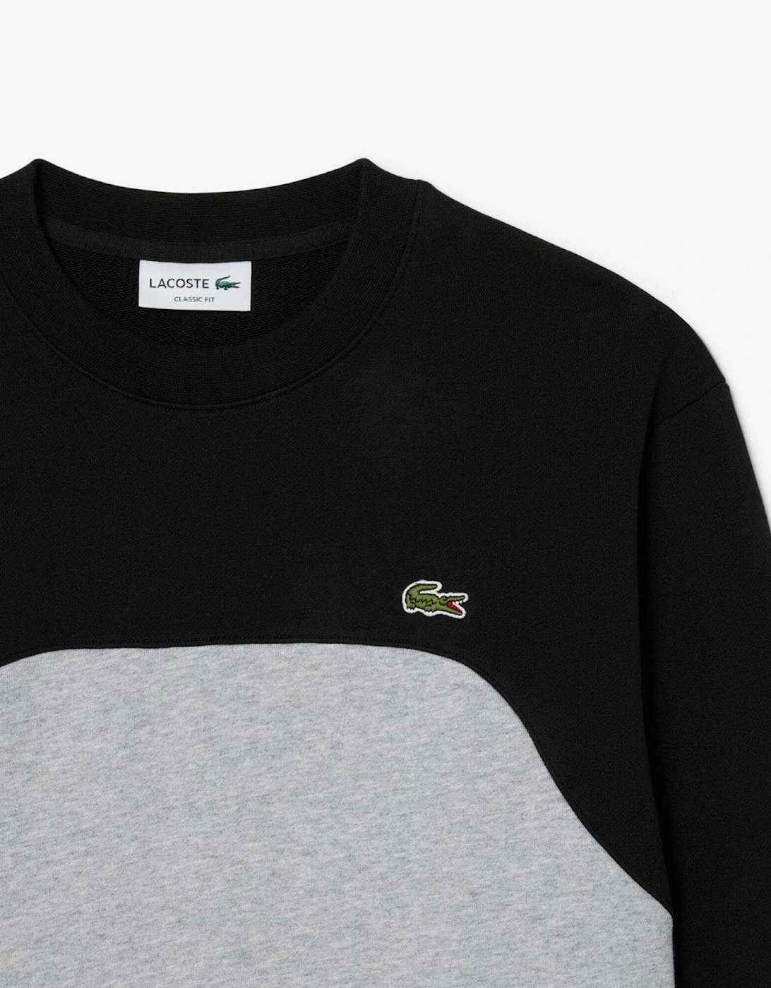 Block Cotton Fleece Sweatshirt
