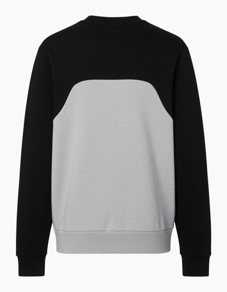 Block Cotton Fleece Sweatshirt