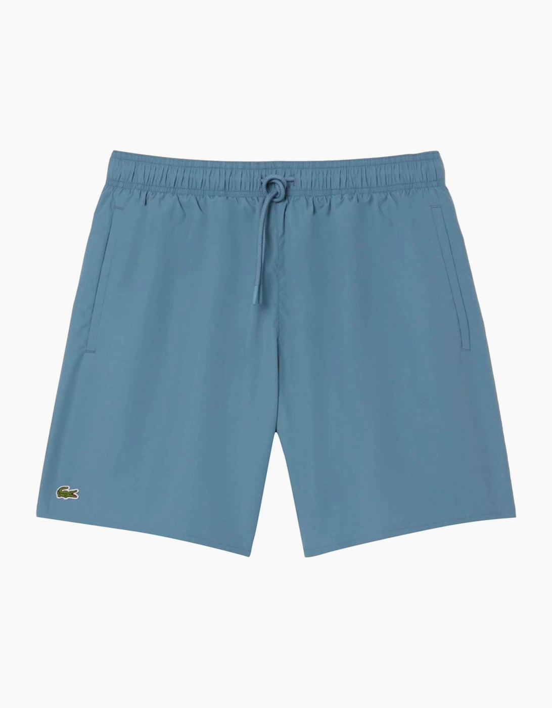 Mid Length Monochrome Swim Trunks