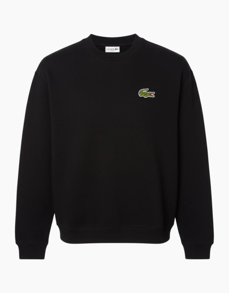 Fit Badge Accent Fleece Sweatshirt