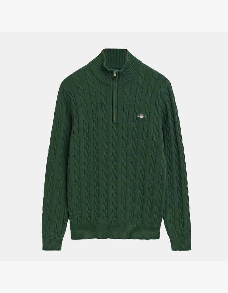 Cable Half Zip Fleece
