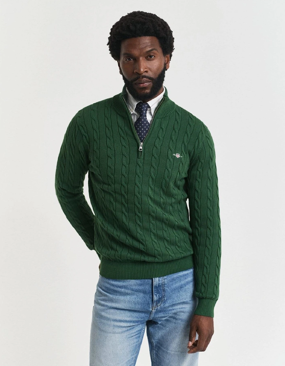Cable Half Zip Fleece