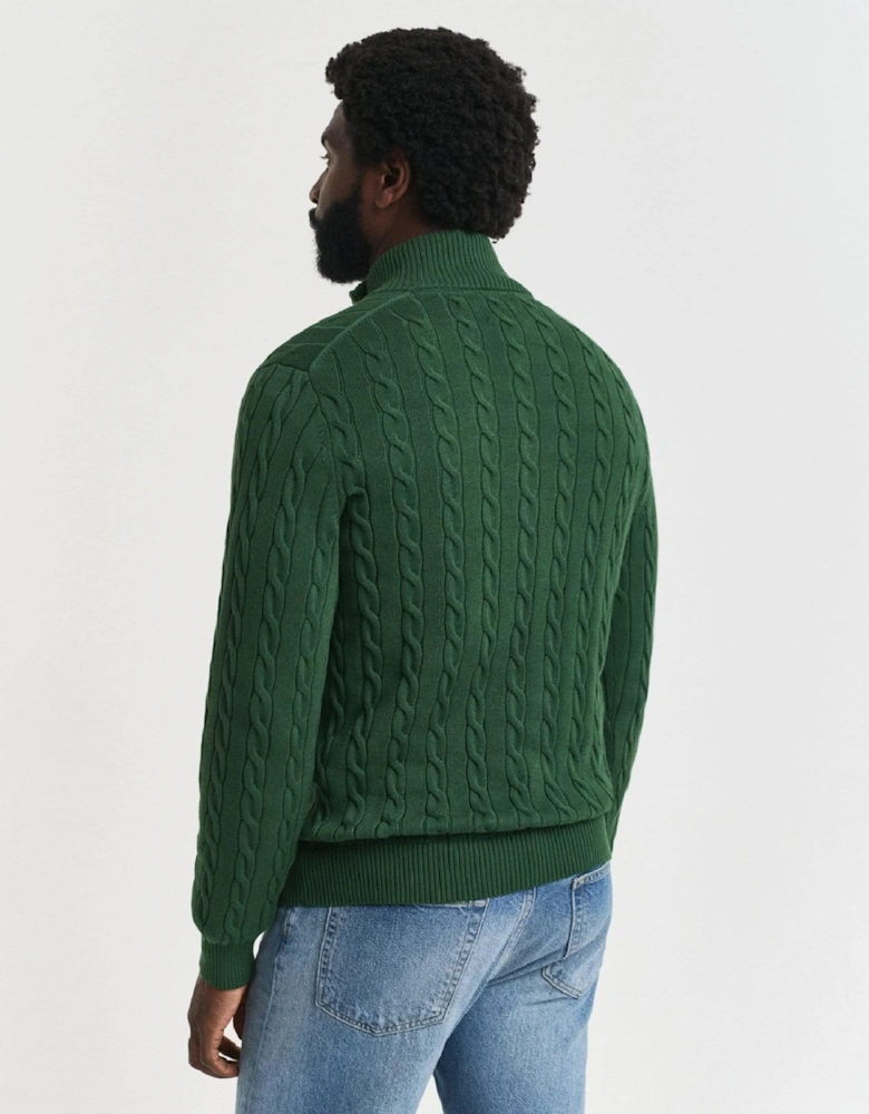 Cable Half Zip Fleece