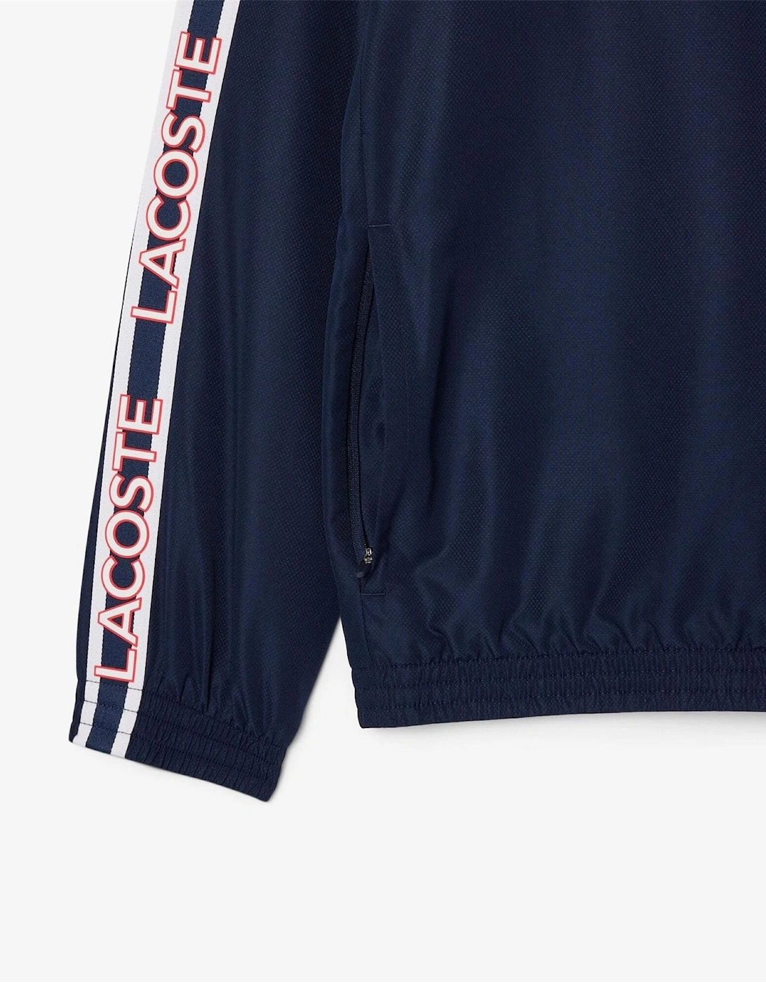 Colour-Block Logo Stripe Tennis Jacket