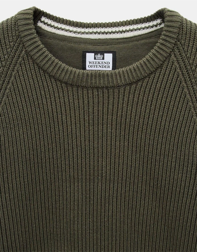 Morello Rib Crew Knit Sweater