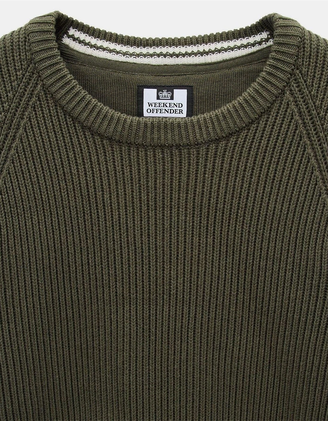 Morello Rib Crew Knit Sweater