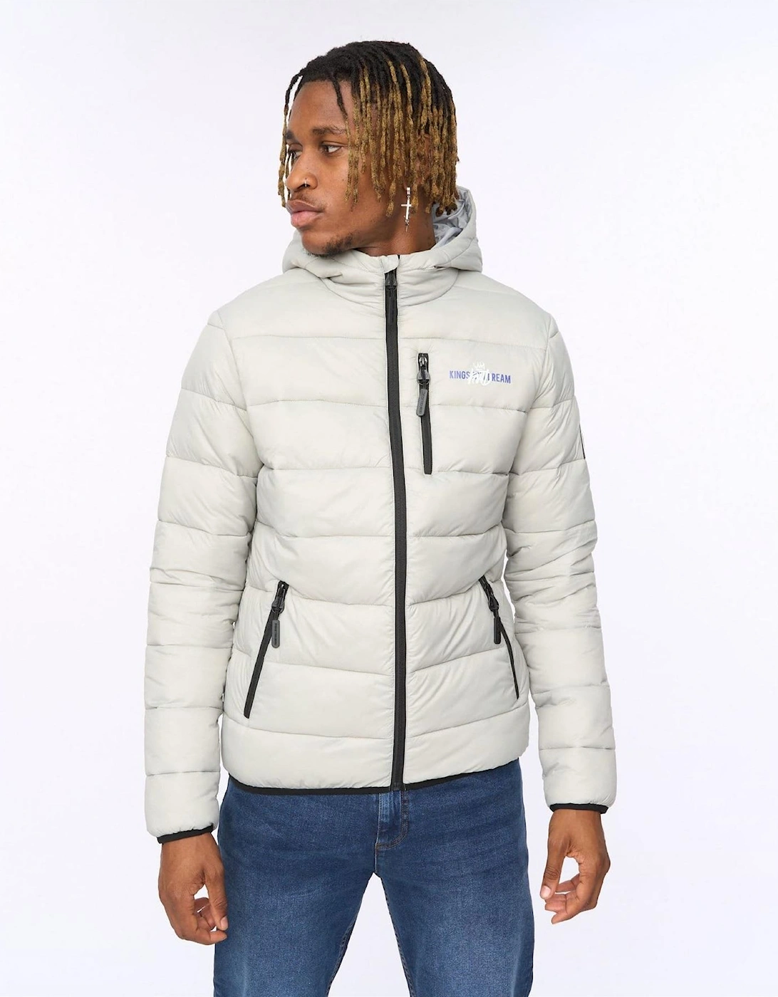 Kings Will Dream Kings Will Dream Men's Puffer Jacket - Grey