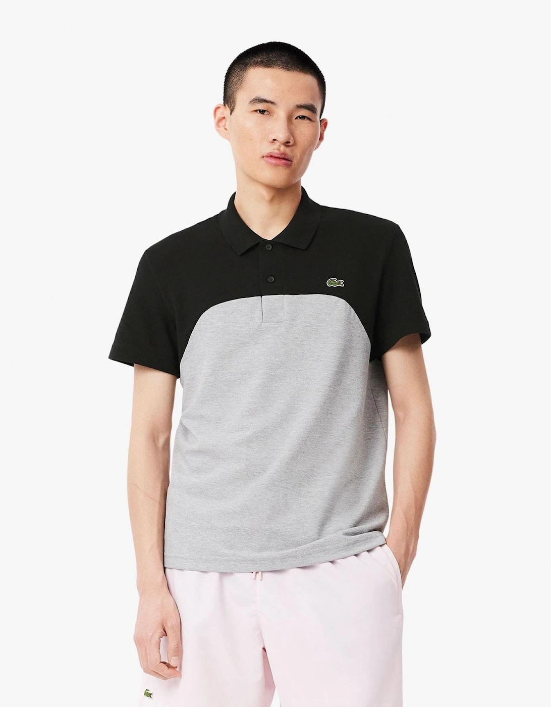 Fit L.12.12 Colour Block Polo Shirt
