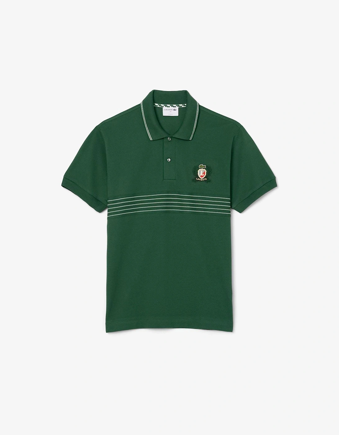Fit L.12.12 Embroidered Shield Polo Shirt