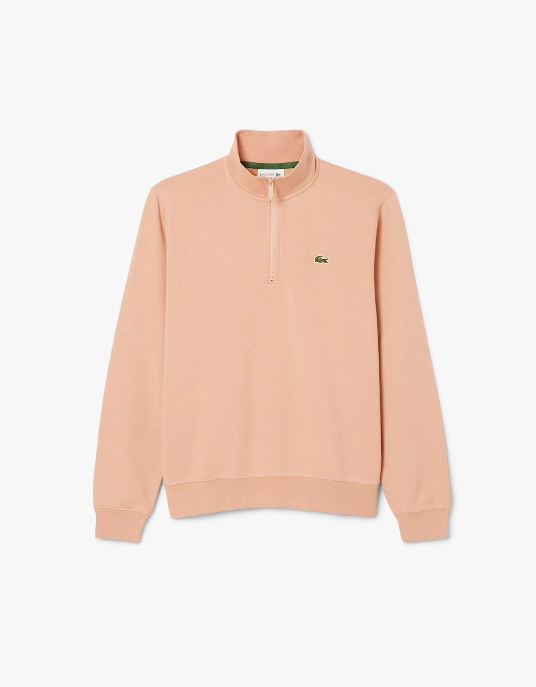 Neck Zipped Fleece Sweatshirt