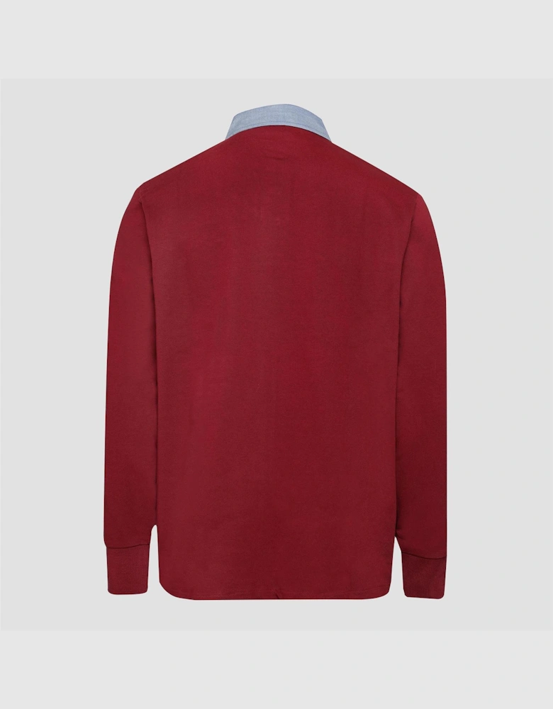 Fit Chambray Rugger Sweatshirt