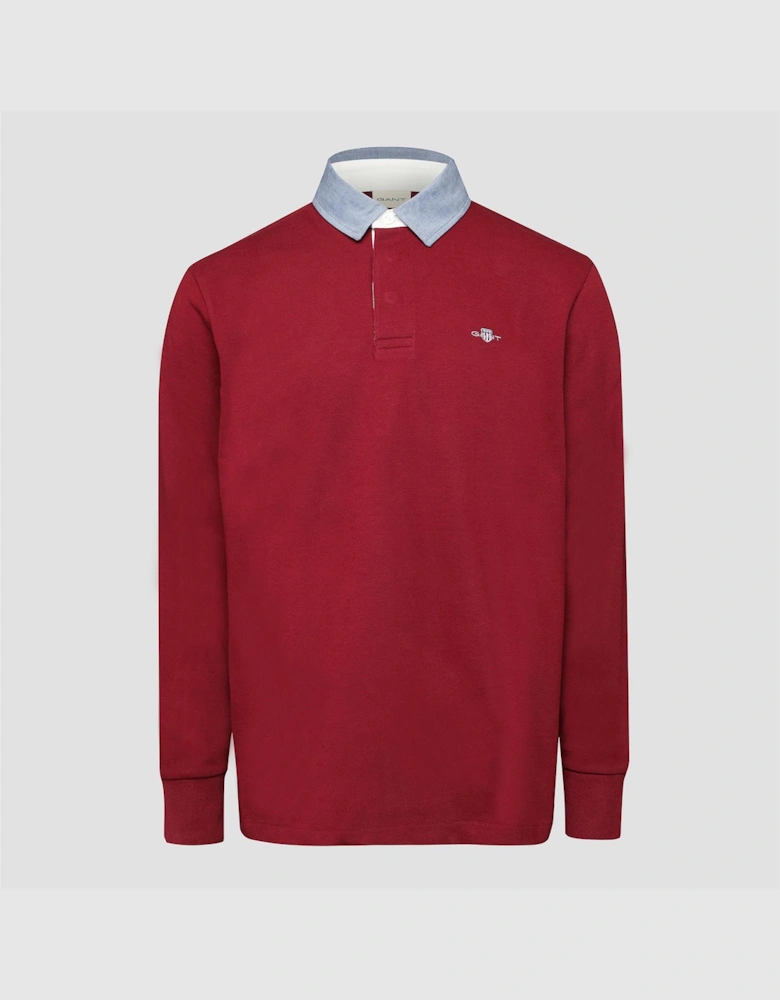 Fit Chambray Rugger Sweatshirt