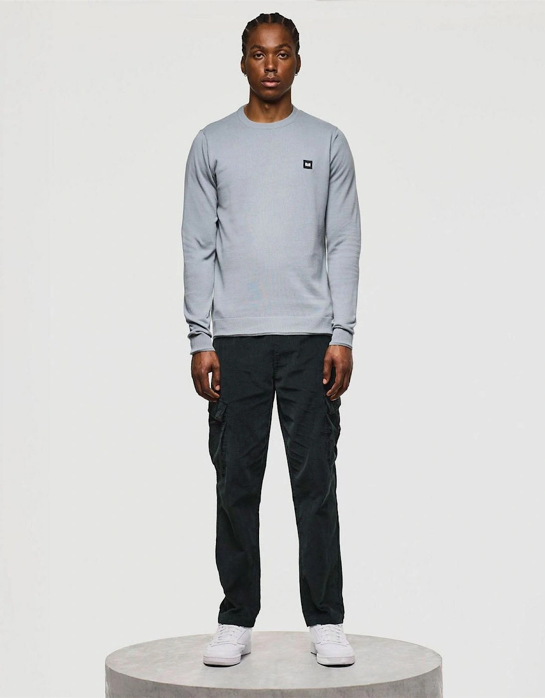 Solace Fine Gauge Crew Knit Sweater