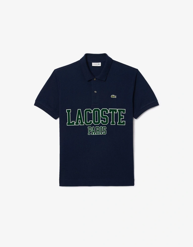 Classic Fit L.12.12 Flocked Piqué Polo Shirt