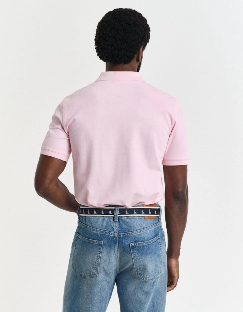 Regular Fit Contrast Piqué Polo Shirt