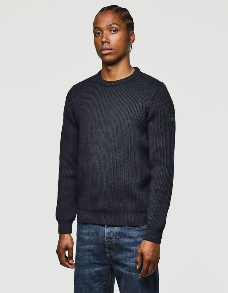 Morello Rib Crew Knit Sweater