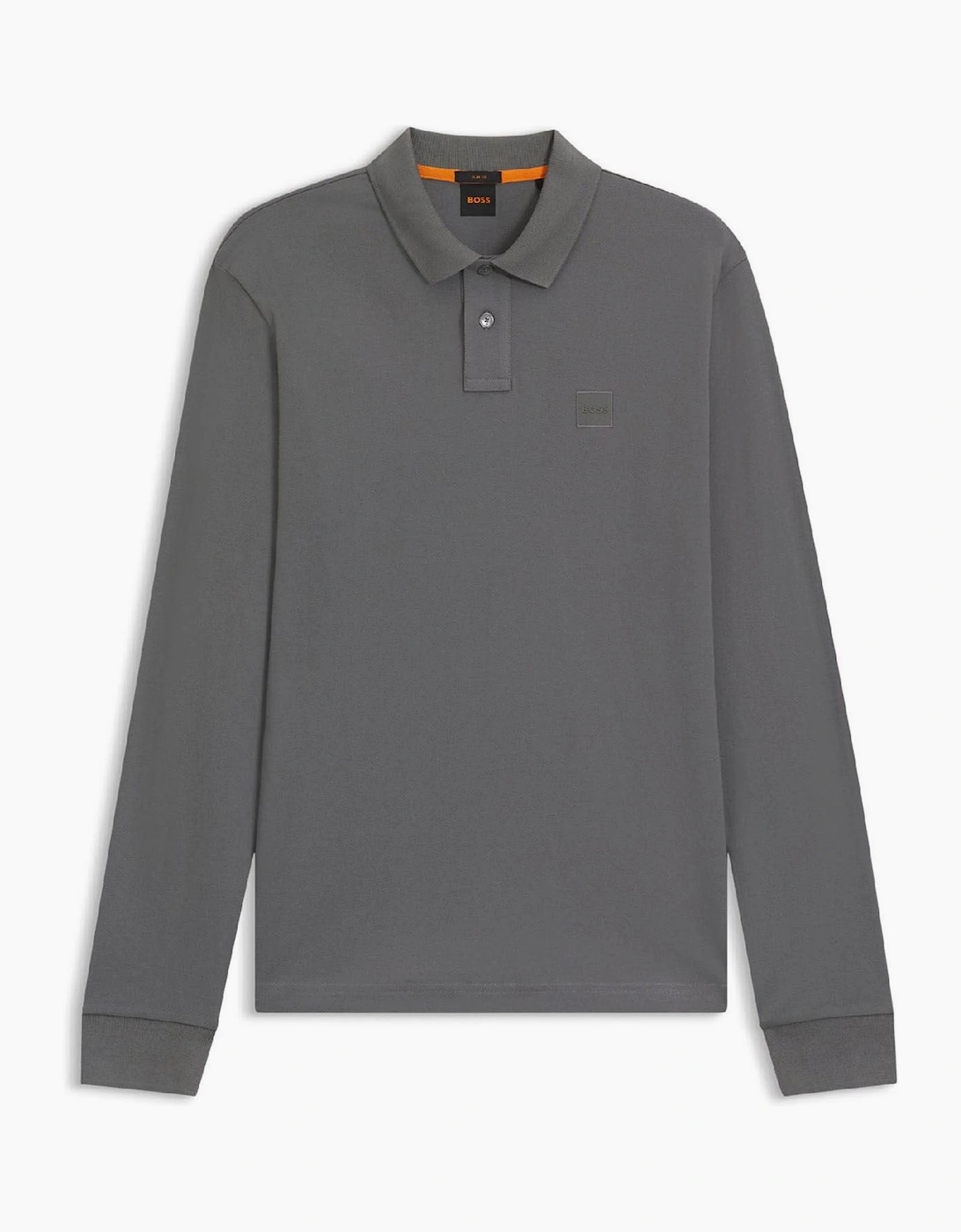Slim Fit Long Sleeve Polo Shirt