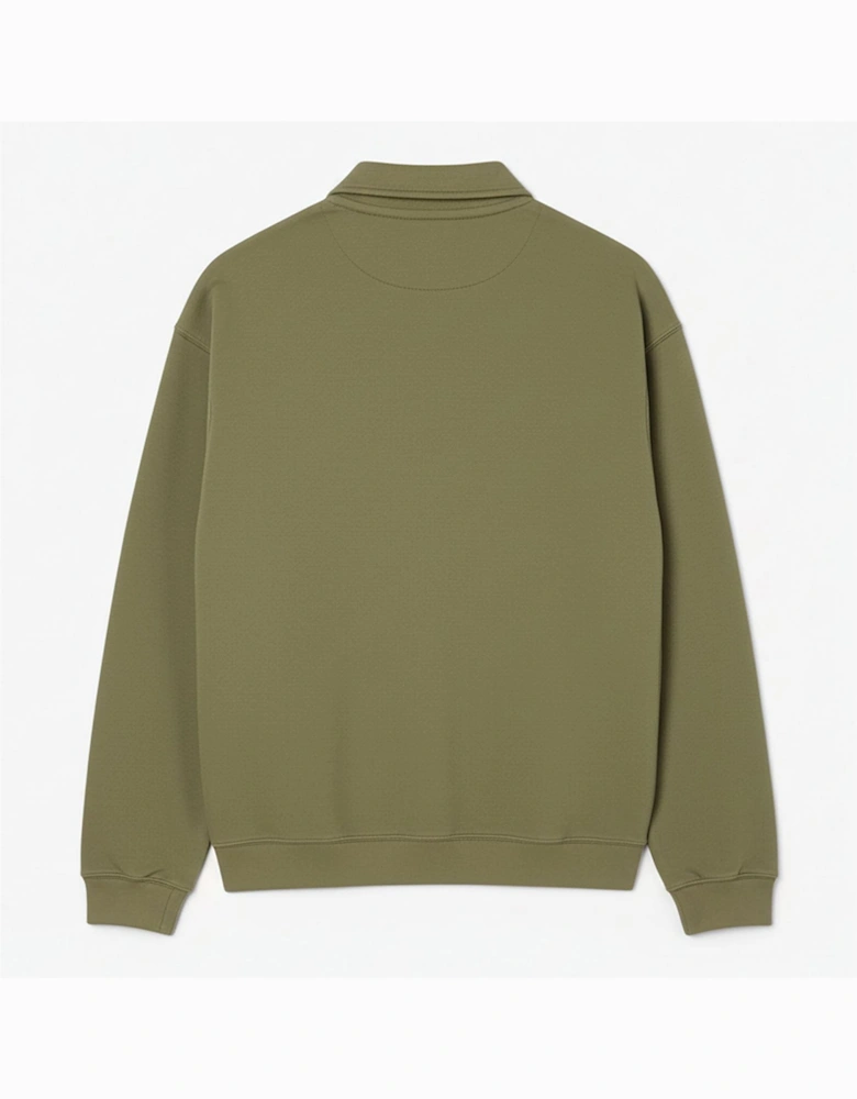 Loose Fit Piqué Sweatshirt