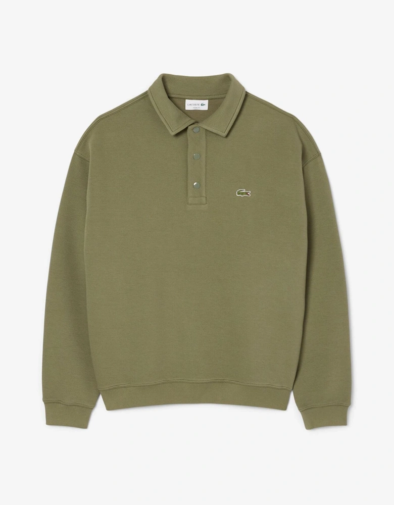 Loose Fit Piqué Sweatshirt