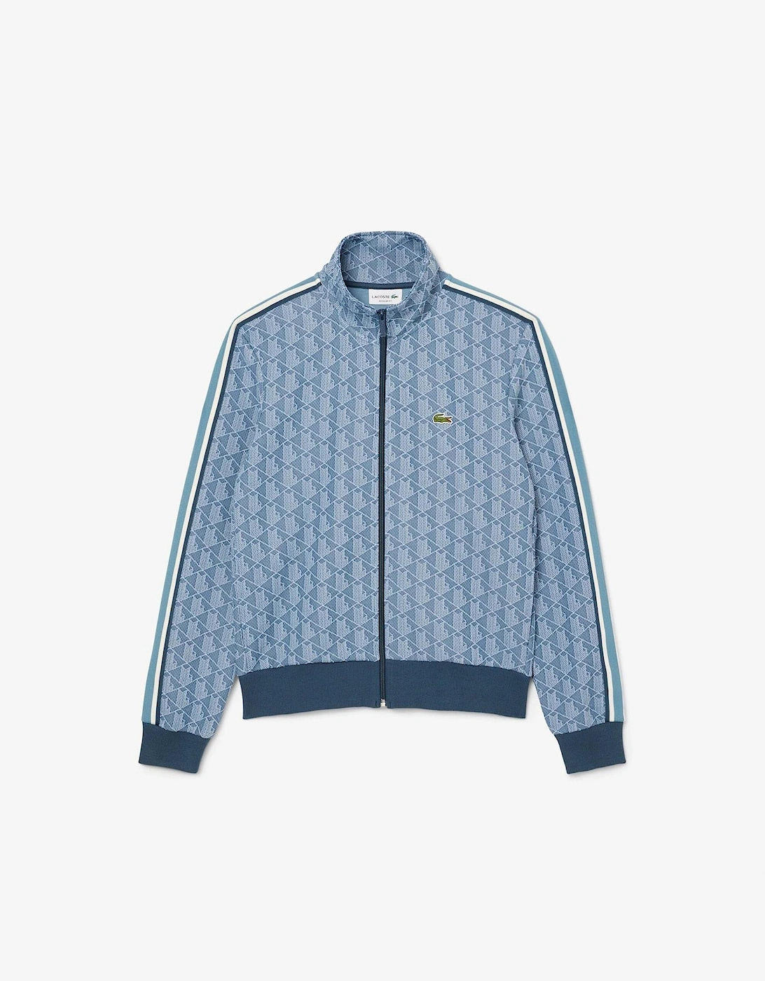 Zip Up Jacquard Track Jacket