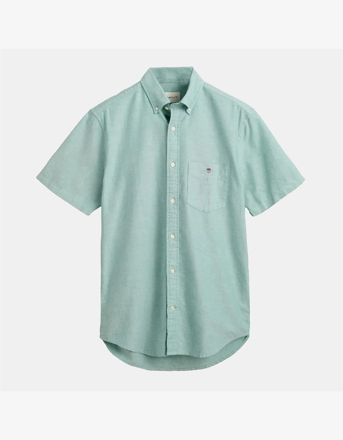 Gant GANT Men's Regular Fit Short Sleeve Oxford Shirt - Green