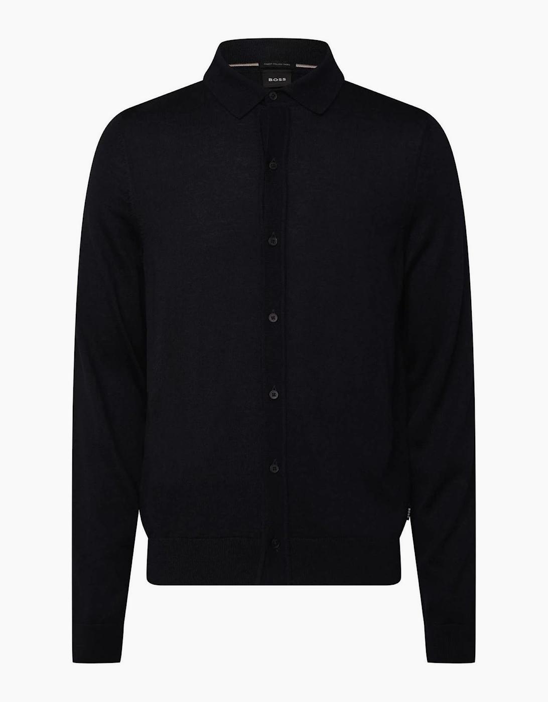 Regular Fit Shirt in Virgin Wool
