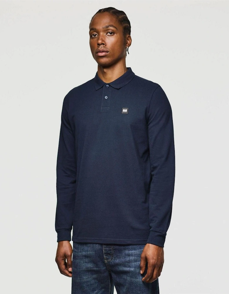 Dice Long Sleeve Polo Shirt