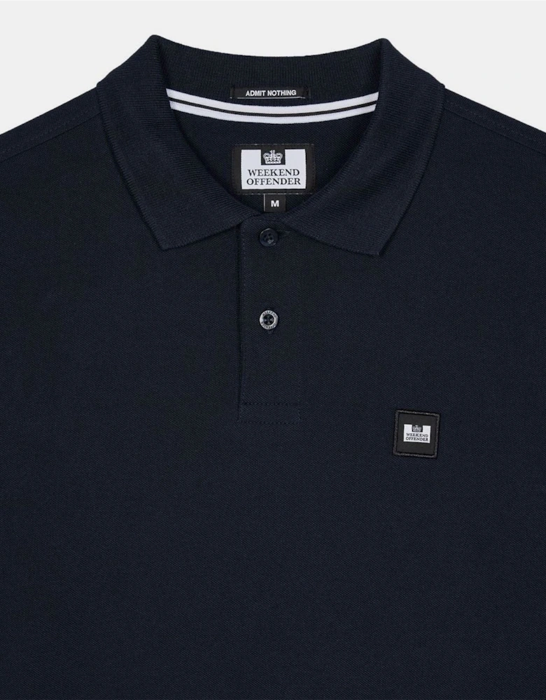 Dice Long Sleeve Polo Shirt