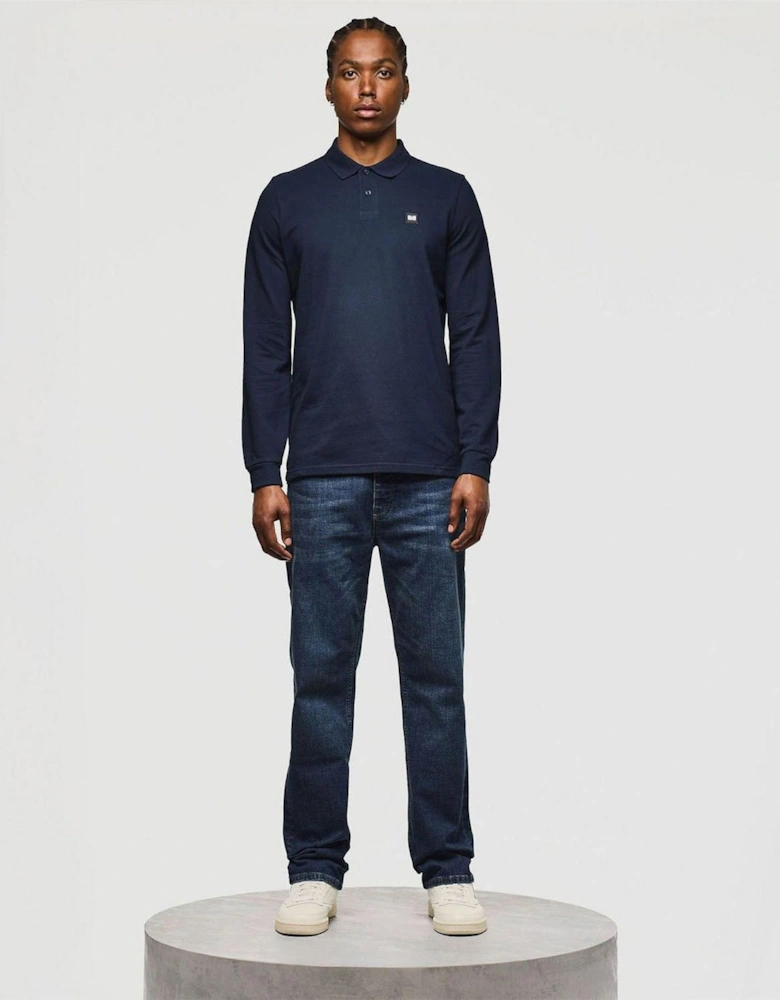 Dice Long Sleeve Polo Shirt