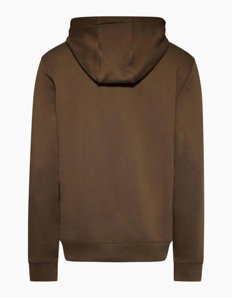 Cotton Terry Hoodie with Logo Label