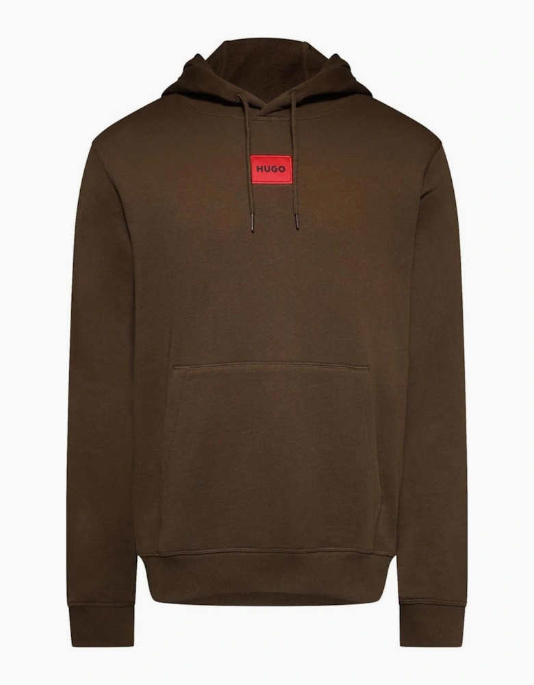 Cotton Terry Hoodie with Logo Label