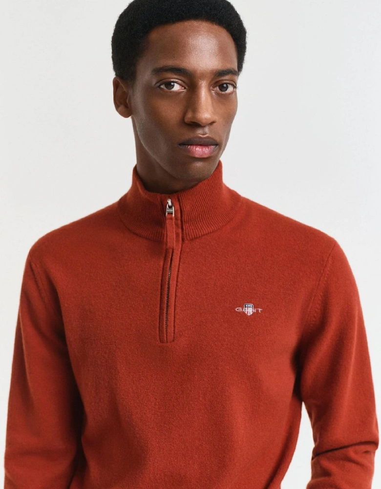 Lambswool Half Zip Fleece