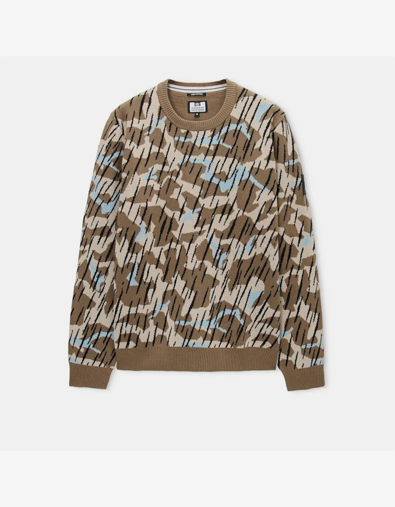 Difranco Camo Knit Sweater