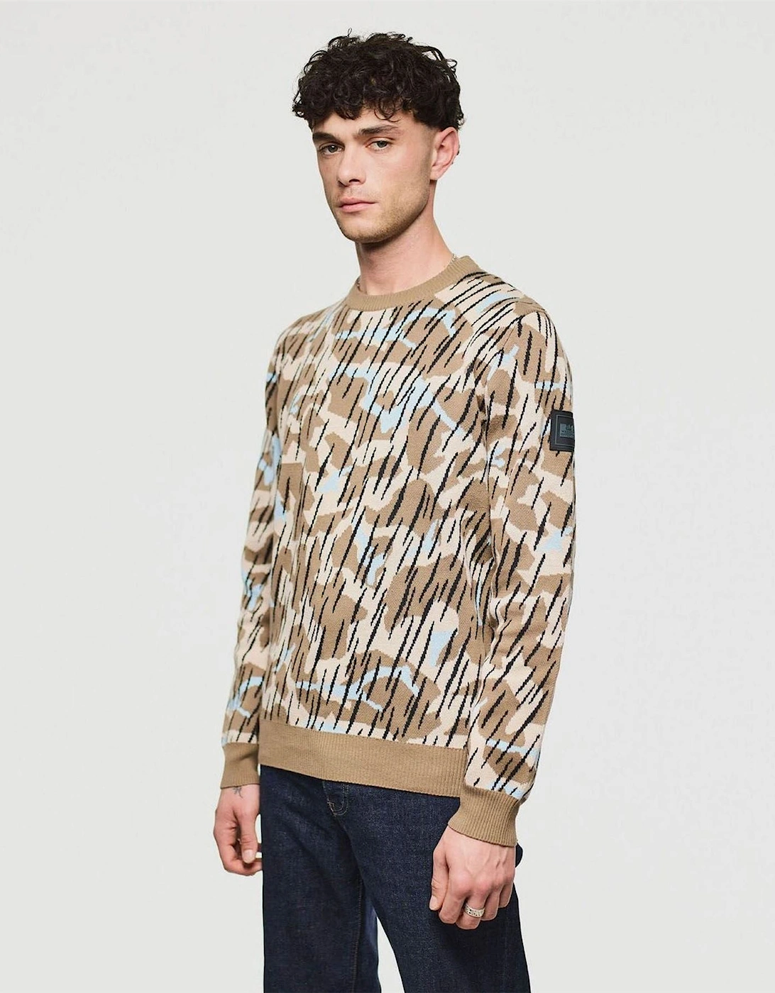 Difranco Camo Knit Sweater