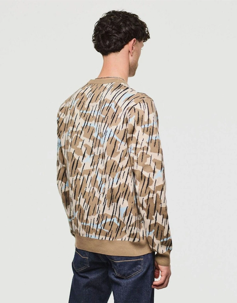 Difranco Camo Knit Sweater