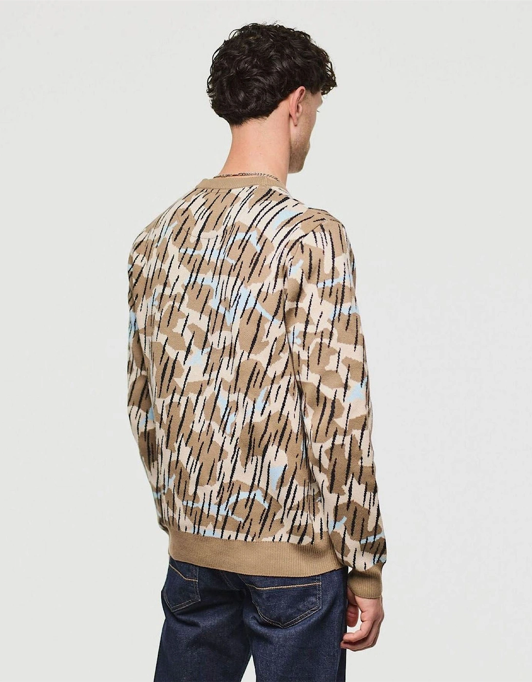 Difranco Camo Knit Sweater