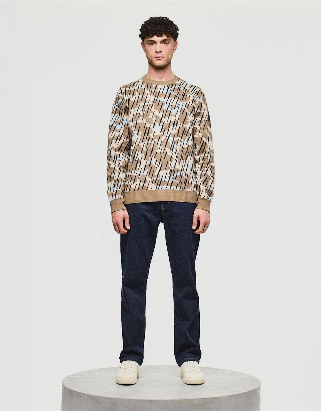 Difranco Camo Knit Sweater
