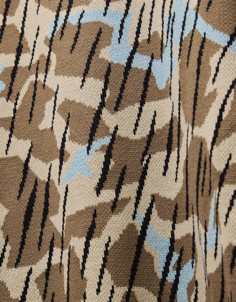 Difranco Camo Knit Sweater