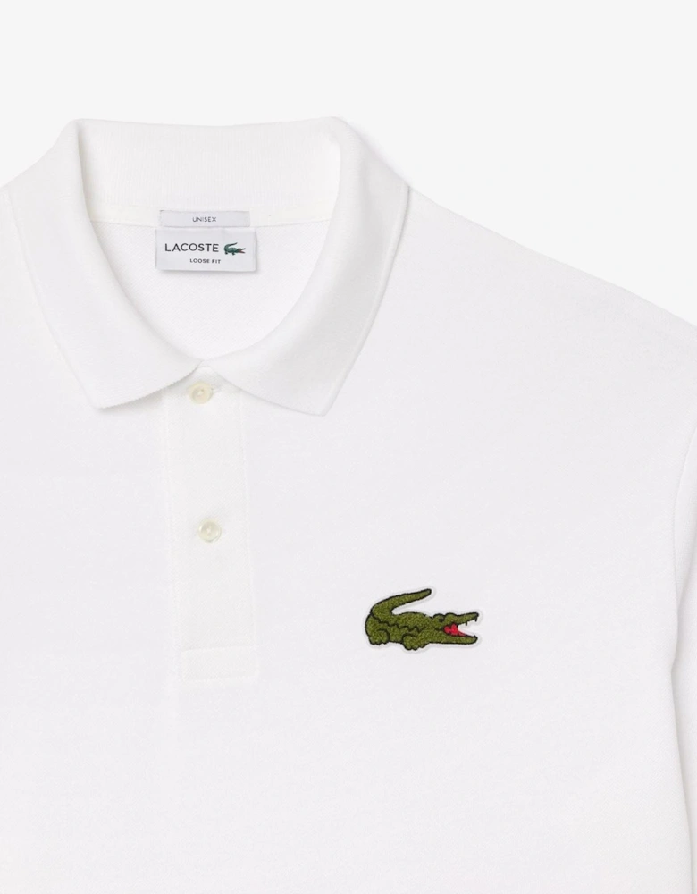 Loose Fit L.12.12 Piqué Badge Polo Shirt