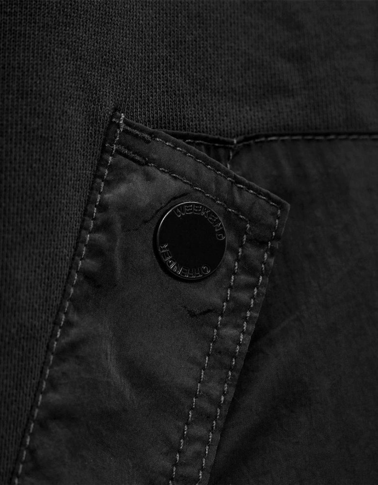 Daponte Overlay Zip Hoodie
