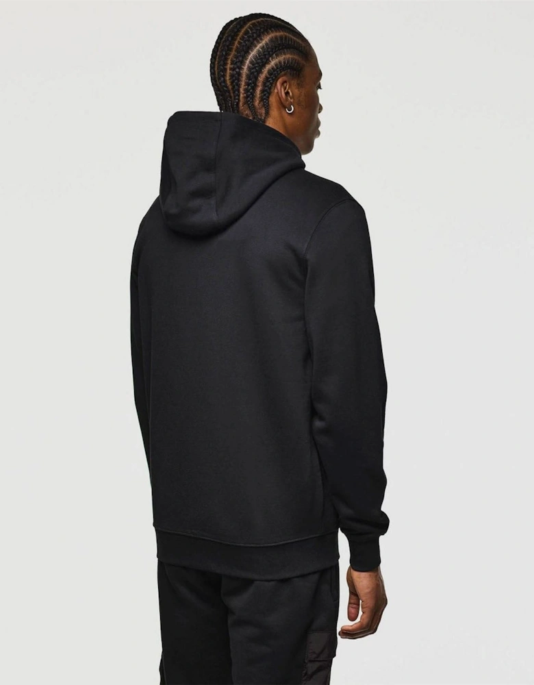 Daponte Overlay Zip Hoodie