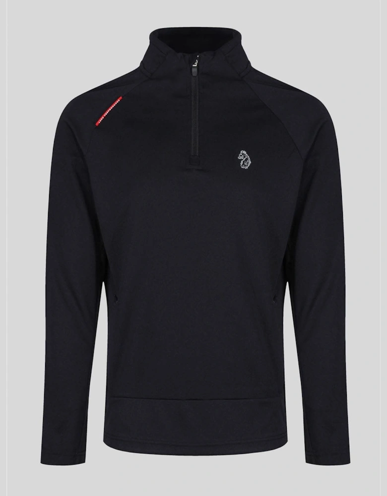 Overhead Zip Funnel Neck Sweatshirt